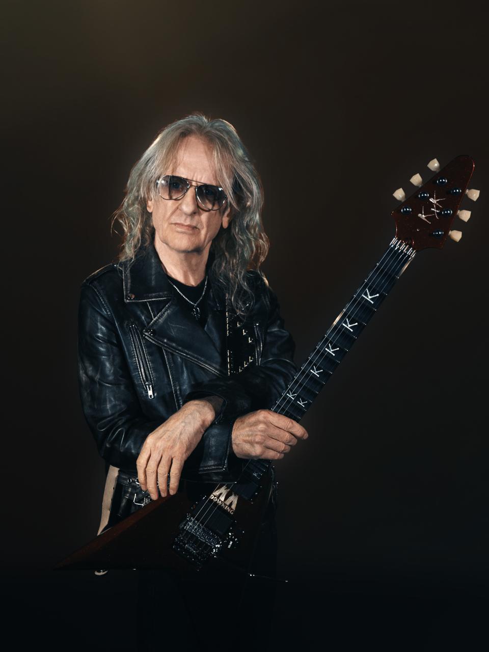 K.K. Downing, one of British metal's most respected guitarists, leads a new band, KK's Priest.