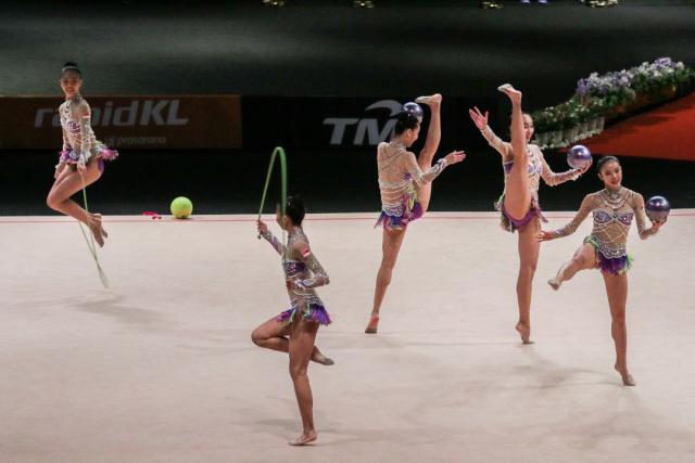 SEA Games: Singapore take bronze in rhythmic gymnastics mixed apparatus  event