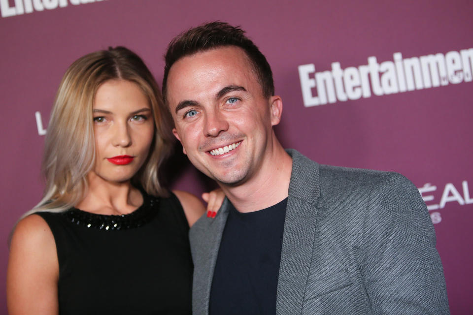 Paige Price and Frankie Muniz, pictured in September 2017, are engaged. (Photo: David Livingston/Getty Images)