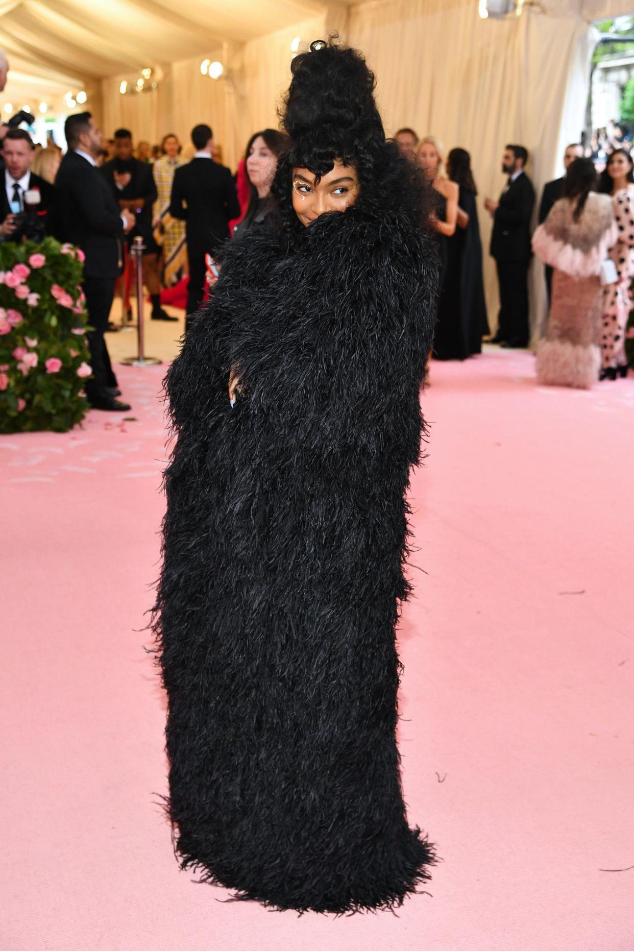 Yara Shahidi attends The 2019 Met Gala Celebrating Camp: Notes on Fashion at Metropolitan Museum of Art on May 06, 2019 in New York City.