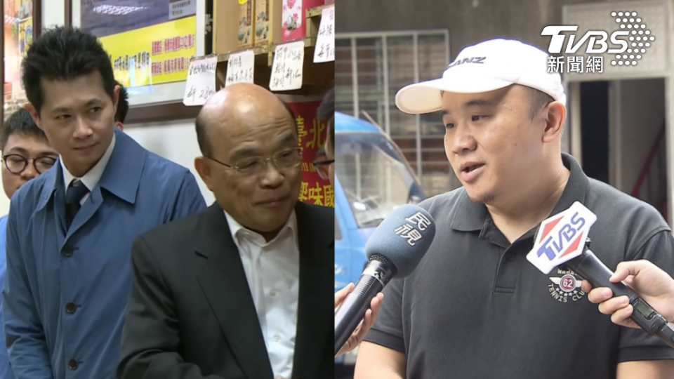 丁怡銘引發風波後回歸政院，牛肉麵店總經理陳家斌（右）表示「不能理解」。（圖／TVBS資料畫面）