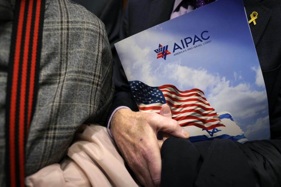 After he claimed AIPAC members are lying about his record and calling him antisemitic, Bowman said, “They don’t like my style, I’m a little too radical, I’m a member of the ‘Squad.'” Getty Images