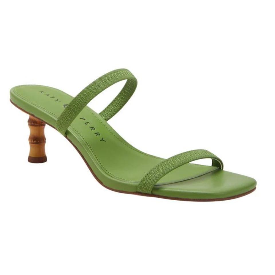 green and brown katy perry collections heel sandal