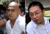 Executed Australian drug smugglers Myuran Sukumaran (L) and Andrew Chan, the two ringleaders of the "Bali Nine" drug ring