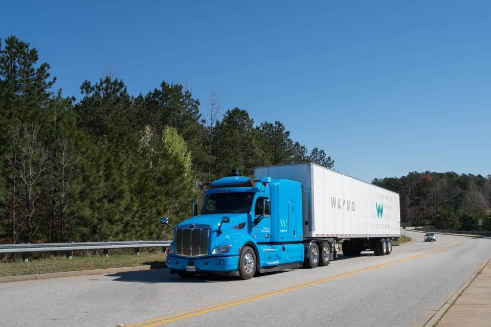 Waymo is testing self-driving trucks around the country. It is one of several competitors hoping to fill the truck driver shortage with big rigs that have no one behind the wheel.