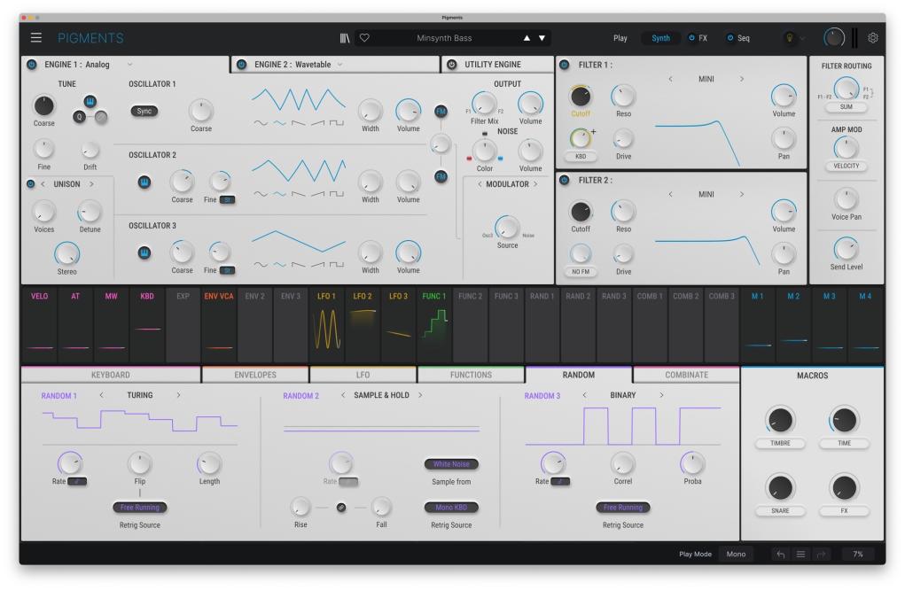 Arturia's Pigments 4 adds new effects and a simplified interface