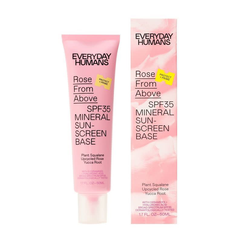 1) Rose from Above Mineral Sunscreen Base - SPF 35