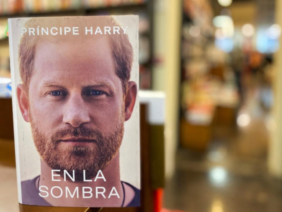 Britain's Prince Harry's book 