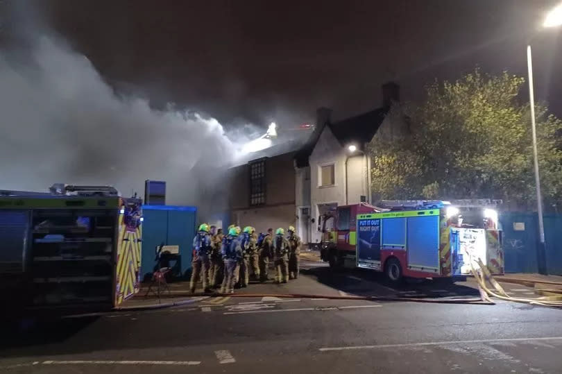 Crews from across East London were needed to tackle the midnight blaze