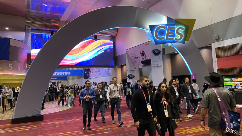 CES entrance gate