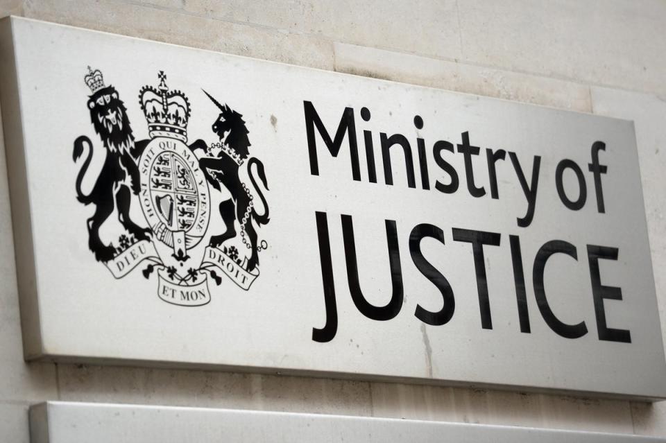 The Ministry of Justice was unaware that several serious criminal convictions had been mistakenly imposed  (PA Wire)
