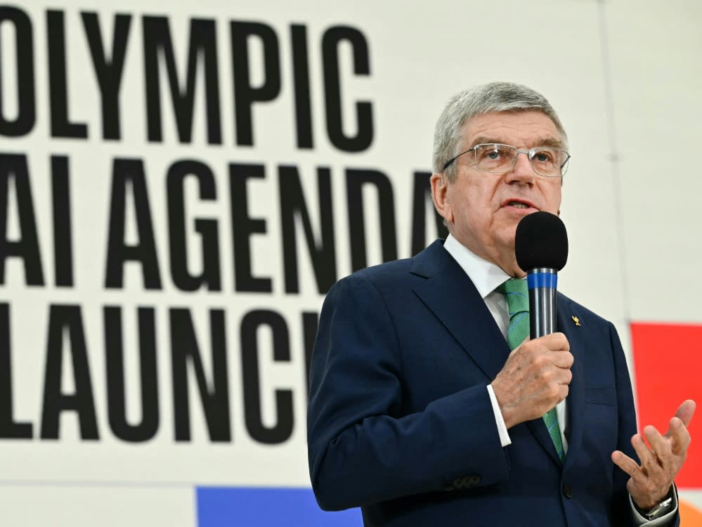 Thomas Bach am Freitag in London (BEN STANSALL)