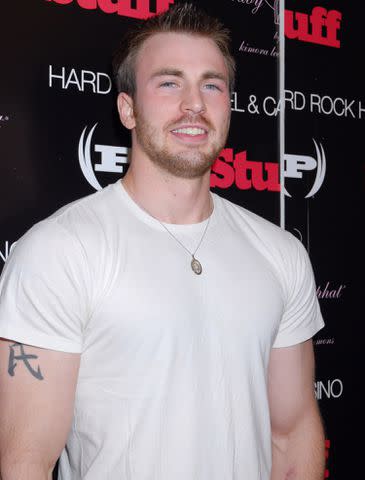 Bruce Gifford/FilmMagic Chris Evans during Stuff Magazine's Music Issue Weekend red carpet at Body English at Las Vegas' Hard Rock Hotel in 2006.
