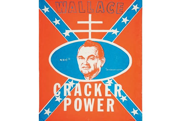 La extrema derecha consiguió casi diez millones de votos en las elecciones presidenciales de EEUU en 1968 presentando como candidato al político racista George Corley Wallace quien pertenecía al Partido Demócrata (imagen vía reddit)