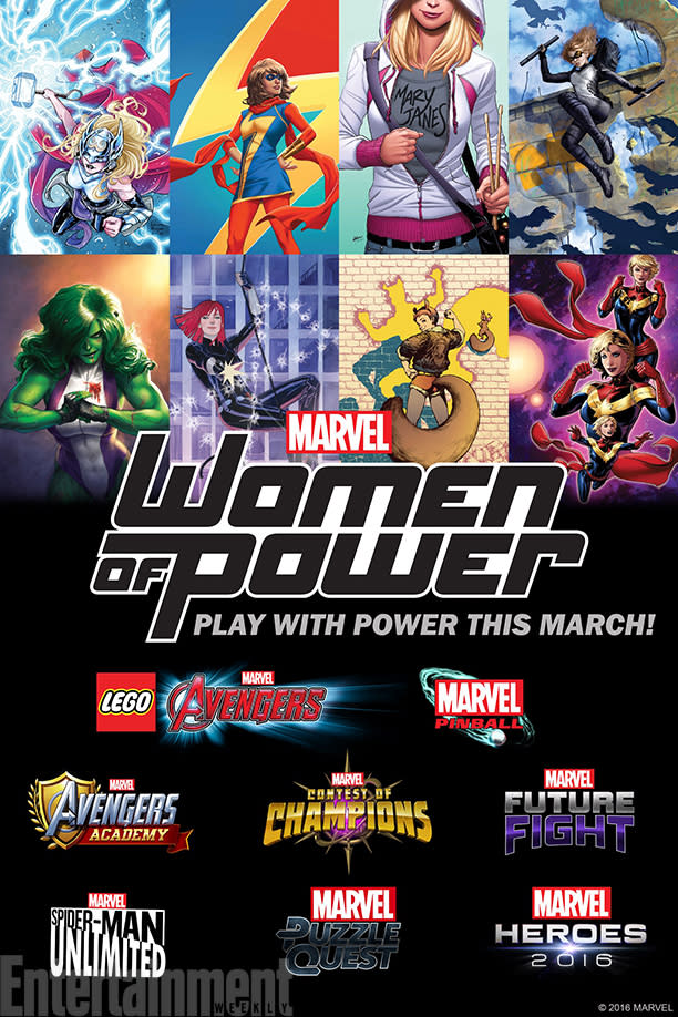 marvel heroes poster character list