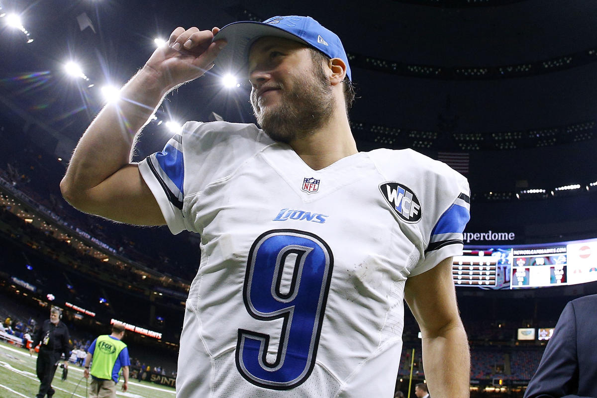 Rams Preview QB Matthew Stafford Jersey After Finalizing Goff