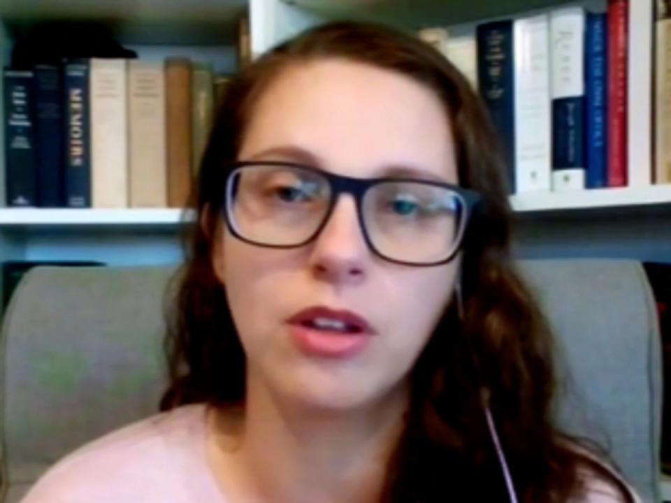 Author Bethany Mandel appears on Rising by The Hill (Screenshot / Rising / The Hill)