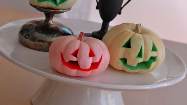 Colored Mini Pumpkins