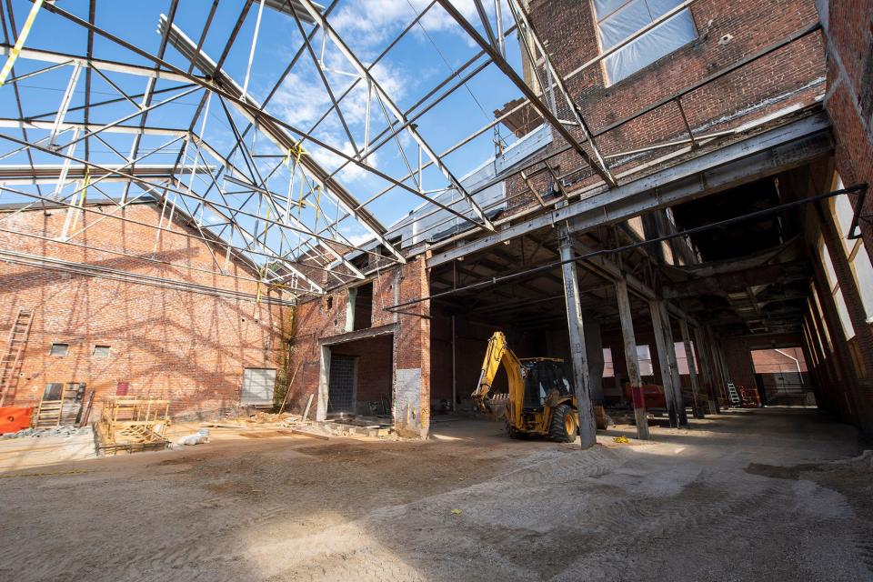 This area will become the main exhibit space for the York County History Center.