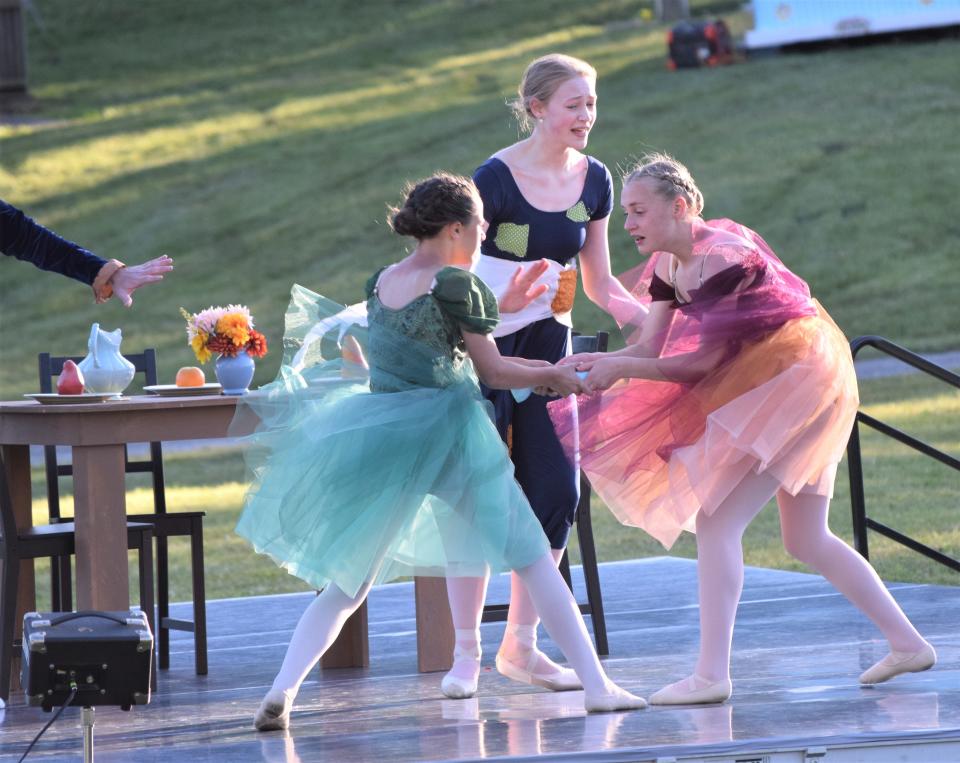 Cinderella was one of three ballets performed Saturday in Berlin by students of Holmes Center for the Arts.