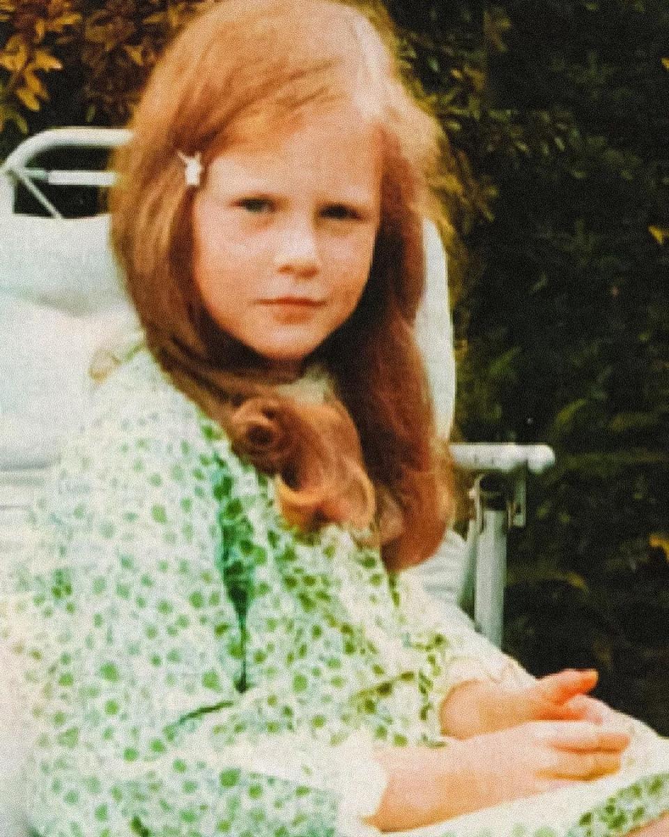 Nicole Kidman as a child