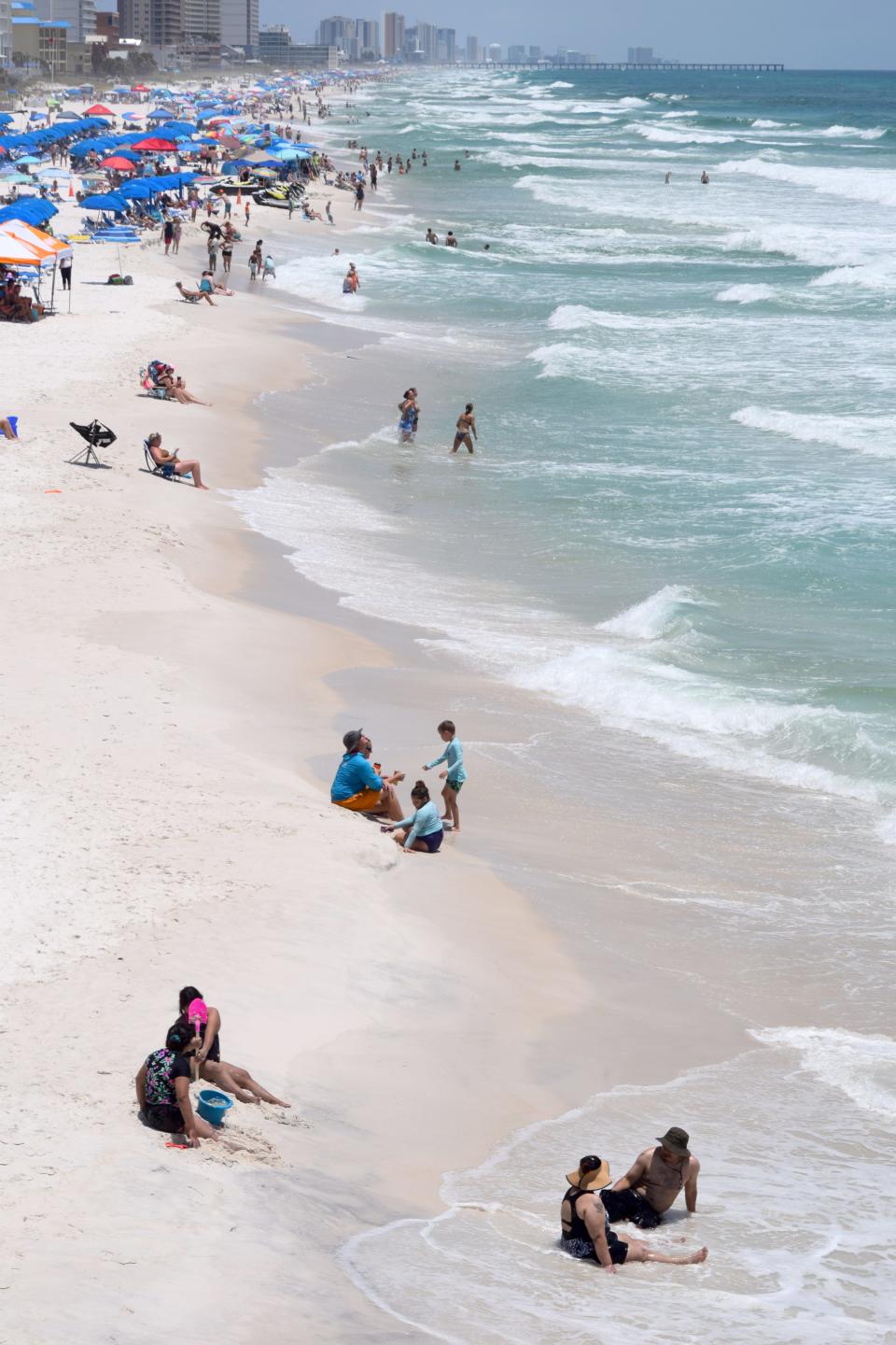 Dangerous rip currents around Panama City Beach, Florida, led to the deaths of three tourists over the weekend.