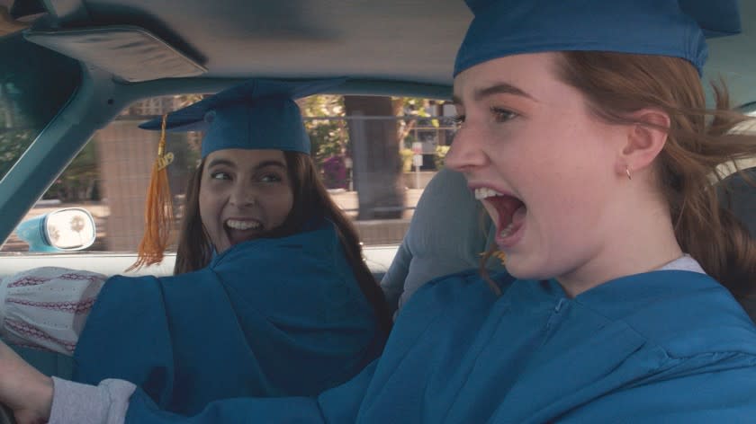 Beanie Feldstein stars as Molly and Kaitlyn Dever as Amy in Olivia Wilde?s directorial debut, BOOKSMART, an Annapurna Pictures release. Credit: Courtesy of Annapurna Pictures