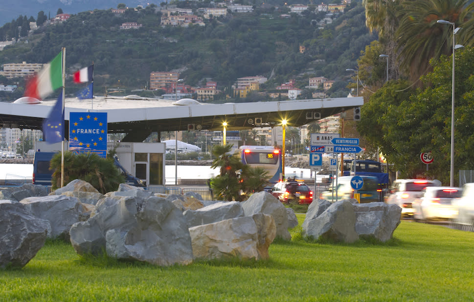 The alleged incident happened on the French/Italian border (Picture: PA)