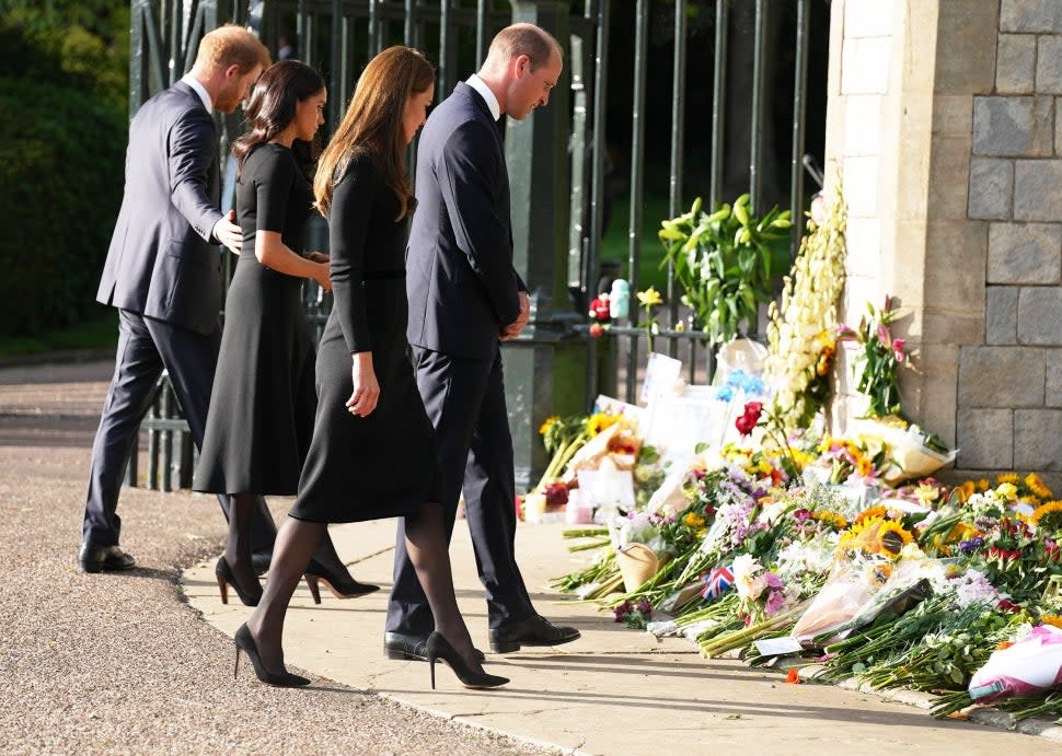 Prince William, Kate Middleton, Prince Harry and Meghan Markle