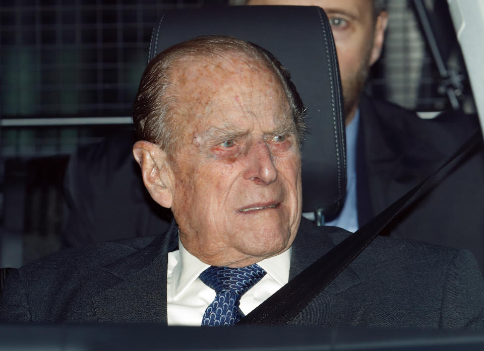 Am 19. Dezember 2018 ließ sich Prinz Philip zu einem familiären Weihnachtsfest chauffieren. (Bild: Getty Images)