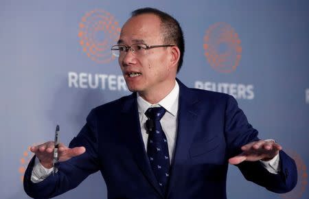 Guo Guangchang, Chairman of Fosun International, speaks during a Reuters Newsmaker event in Beijing, China, June 28, 2016. REUTERS/Kim Kyung-Hoon