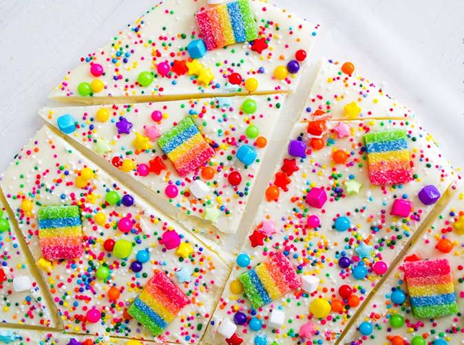 Candy Rainbow Bark