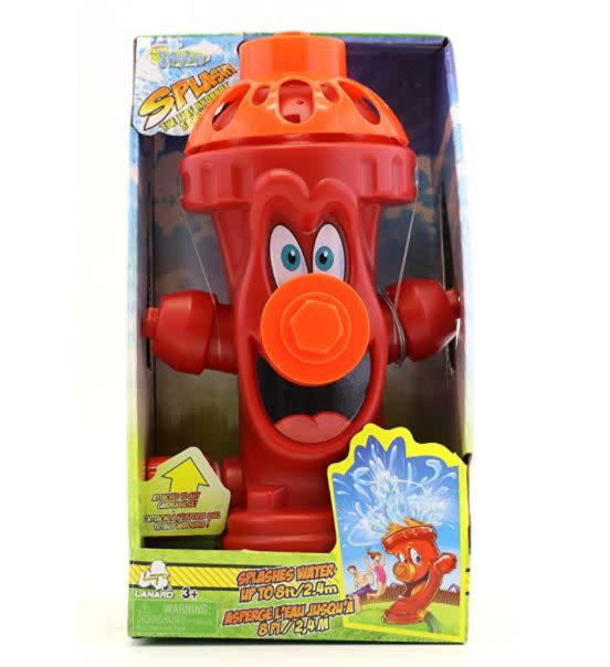 For kids who love firefighters and fire trucks. Find this sprinkler fire hydrant for $13 on <a href="https://amzn.to/3ikcRdF" target="_blank" rel="noopener noreferrer">Amazon</a>.