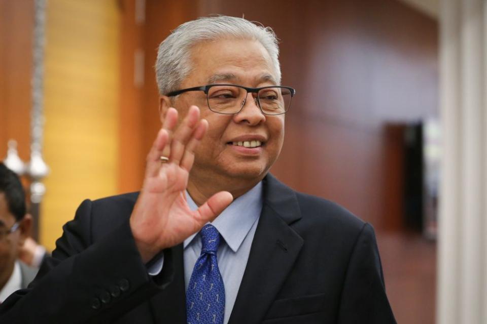 Senior Minister Datuk Seri Ismail Sabri Yaakob is pictured at Parliament in Kuala Lumpur July 14, 2020. — Picture by Yusof Mat Isa