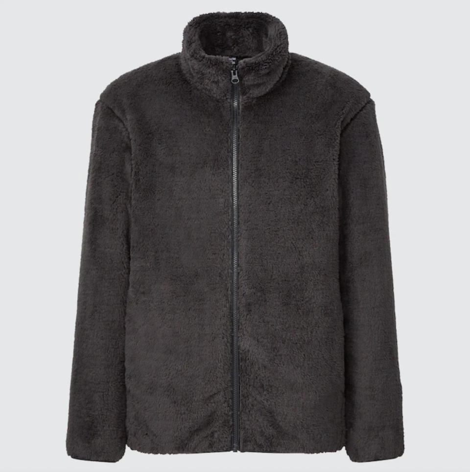 Fluffy Yarn Fleece Full-Zip Jacket