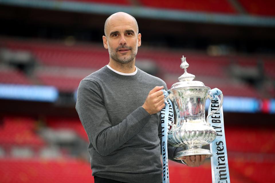 Pep Guardiola is aiming to get his hands on the FA Cup again (Nick Potts/PA) (PA Archive)