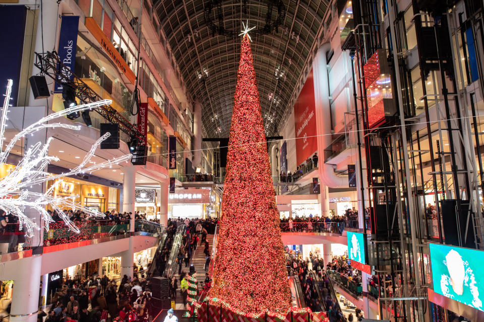 CF Toronto Eaton Centre's annual Tree Lighting