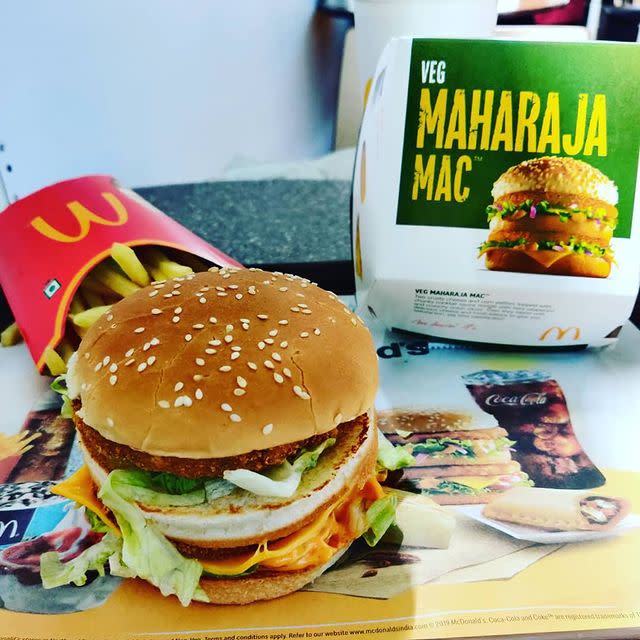 10) India's Veggie Maharaja Mac