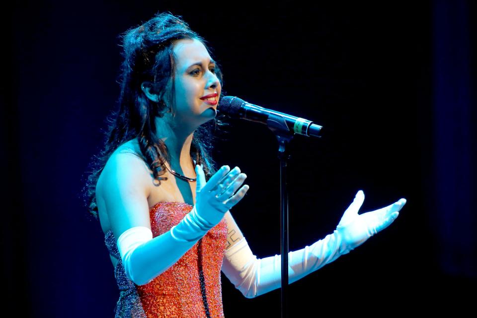 Veronica Swift performs onstage during the Thelonious Monk Institute International Jazz Vocals Competition 2015 at Dolby Theatre on November 15, 2015 in Hollywood, California.