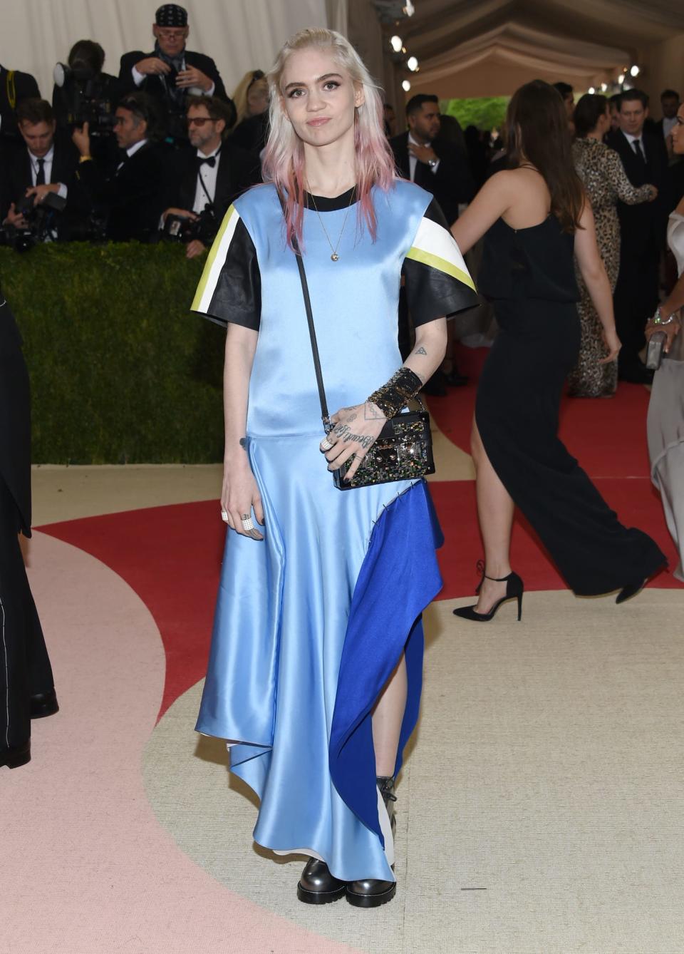 Grimes at the 2016 Met Gala.