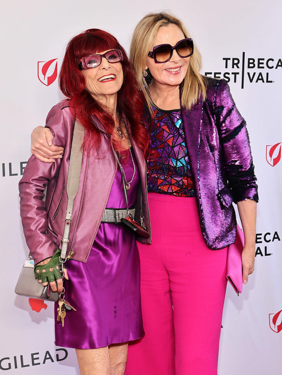 Patricia Field and Kim Cattrall