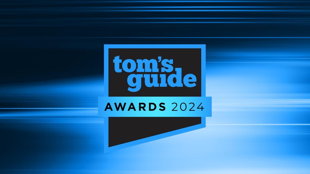  Tom's Guide Awards 2024 logo on a blue background. 