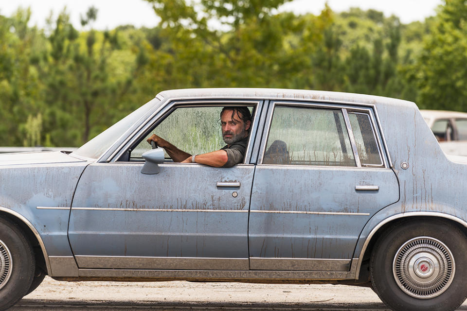 <p>Andrew Lincoln as Rick Grimes (Credit: Gene Page/AMC) </p>