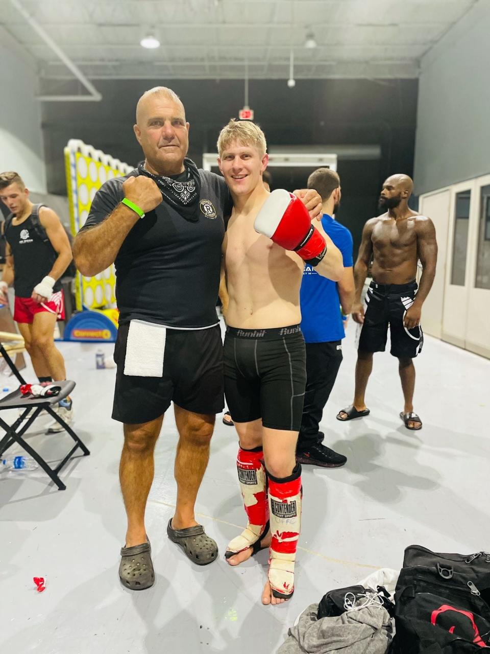 Aspiring MMA fighter Lucas Rosa had a surprise guest in his corner in Florida for his latest fight in July, his father Chucky, who made the trip all the way from Seabrook. Rosa scored a quick TKO win.