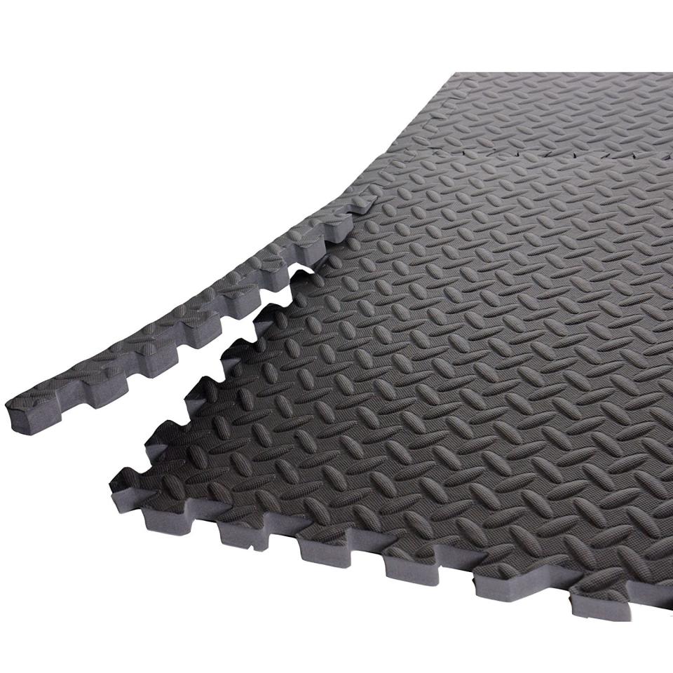 CAP Barbell 3/4-Inch Puzzle Exercise Mat with Interlocking Tiles, $23