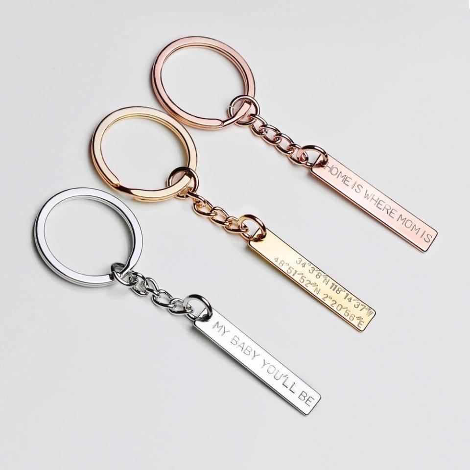 MignonandMignon Engraved Keychain