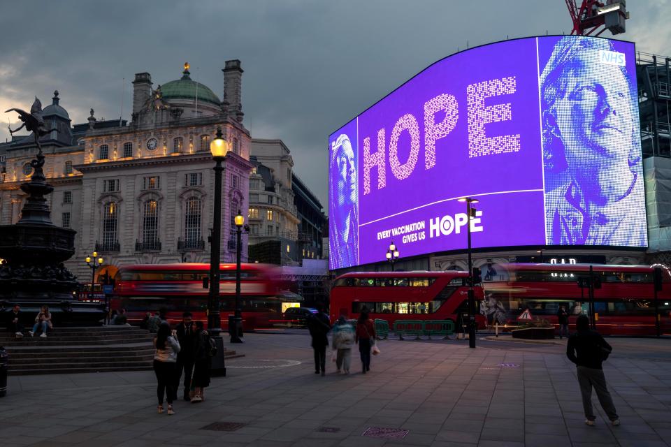 <p>The company operates the iconic Piccadilly Lights ad space for Landsec</p> (Ocean Outdoor)