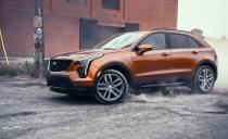 <p>Cadillac's newest entry-level model, the <a href="https://www.caranddriver.com/cadillac/xt4" rel="nofollow noopener" target="_blank" data-ylk="slk:XT4;elm:context_link;itc:0;sec:content-canvas" class="link ">XT4</a> crossover, is a far cry from the first entry-level Caddy, the sad-sack, Chevy Cavalier–based Cimarron from the 1980s. The XT4 ticks all the major boxes for a small SUV with premium intentions, and its mechanical package is par for the class. There is a standard turbocharged 2.0-liter inline-four powering the front wheels; all-wheel drive is optional. The base XT4's low price is enticing, but the truth is that it's not so well equipped and getting nicer luxury features requires spending about $40,000.</p><ul><li>Engine: 237-hp turbocharged 2.0-liter inline-four </li><li>Cargo space: 23 cubic feet </li></ul><p><a class="link " href="https://www.caranddriver.com/cadillac/xt4/specs" rel="nofollow noopener" target="_blank" data-ylk="slk:MORE XT4 SPECS;elm:context_link;itc:0;sec:content-canvas">MORE XT4 SPECS</a></p>