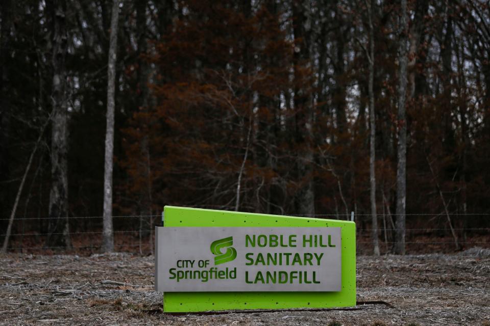 The Springfield Noble Hill Sanitary Landfill in Willard on Thursday, March 2, 2023.