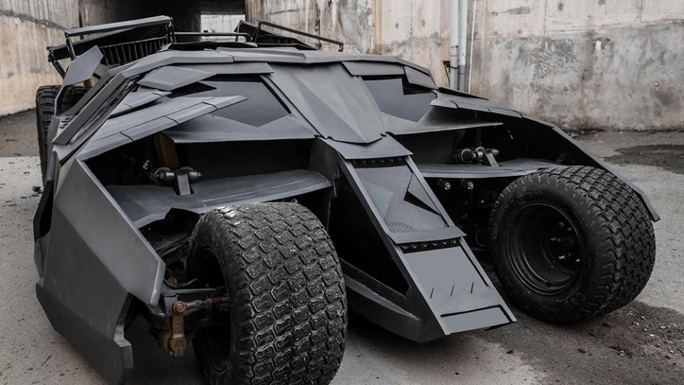 The electric Batmobile promises a top speed of 65 mph. - Credit: Van Daryl